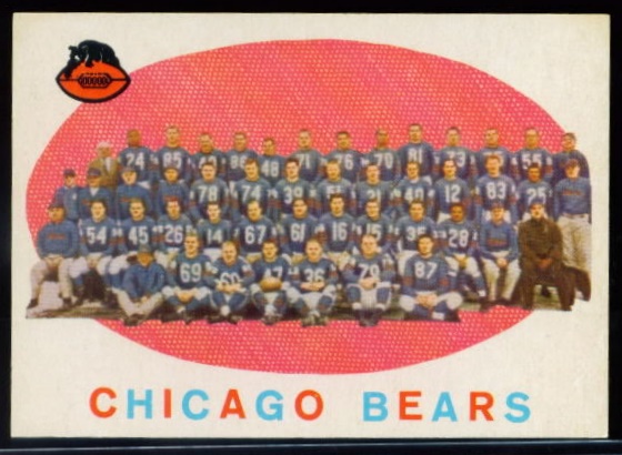 104 Bears Team Card